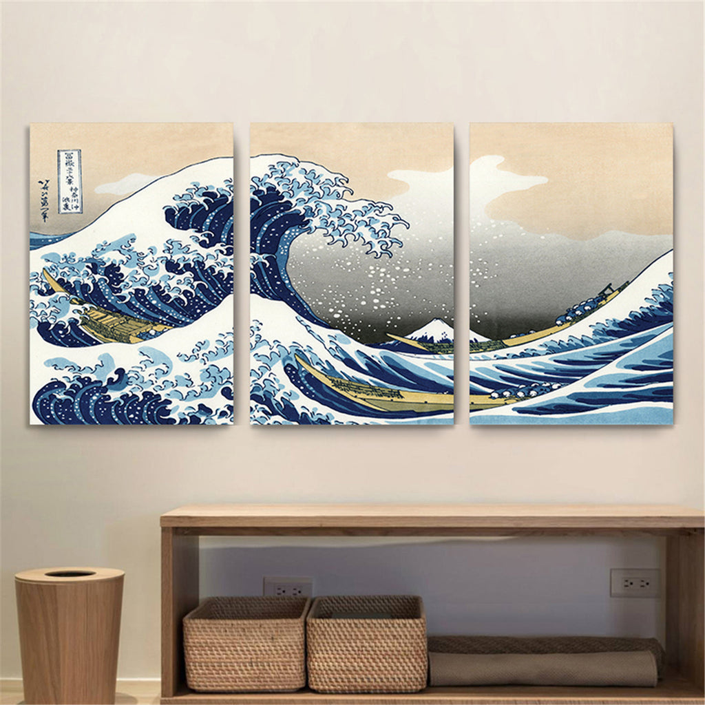 Linha Japanese Masterpiece — A Grande Onda em 3 Peças
