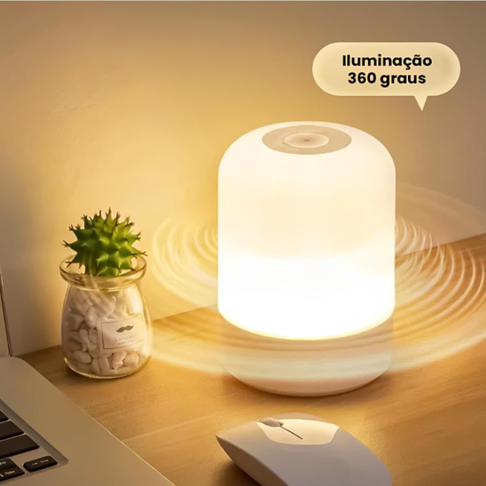 Coleção SoftGlow — Luminárias Touch LED