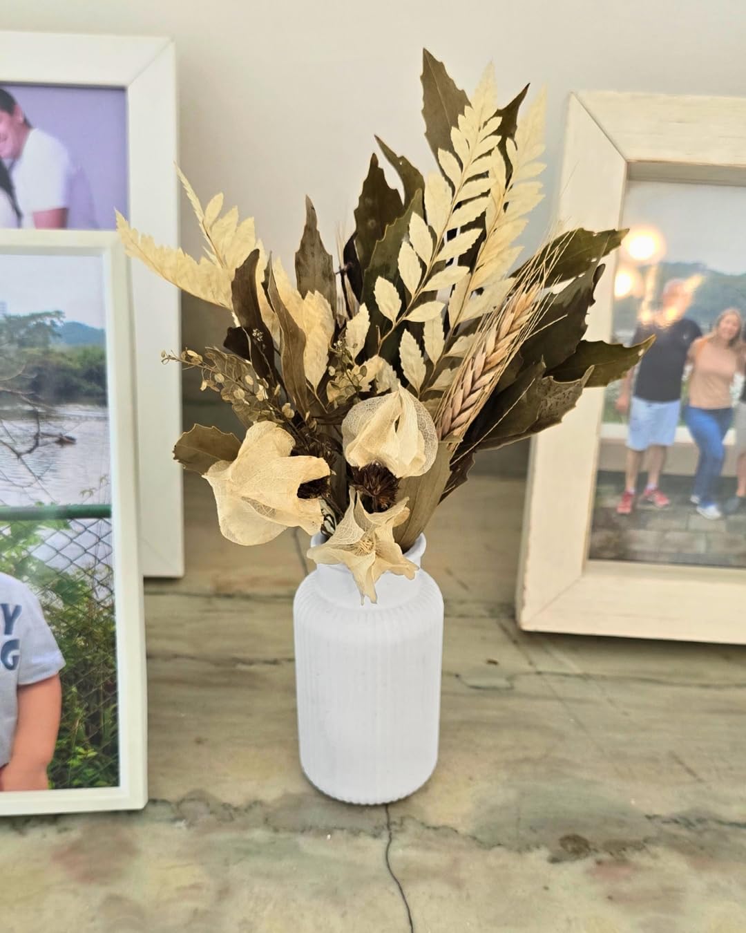 Linha Nordic Luxe — Vaso Listrado Decorativo