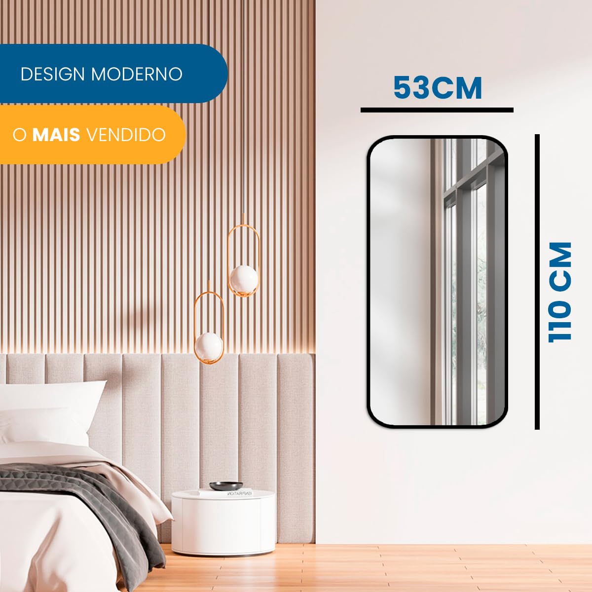 Coleção Rounded - Espelhos de Corpo