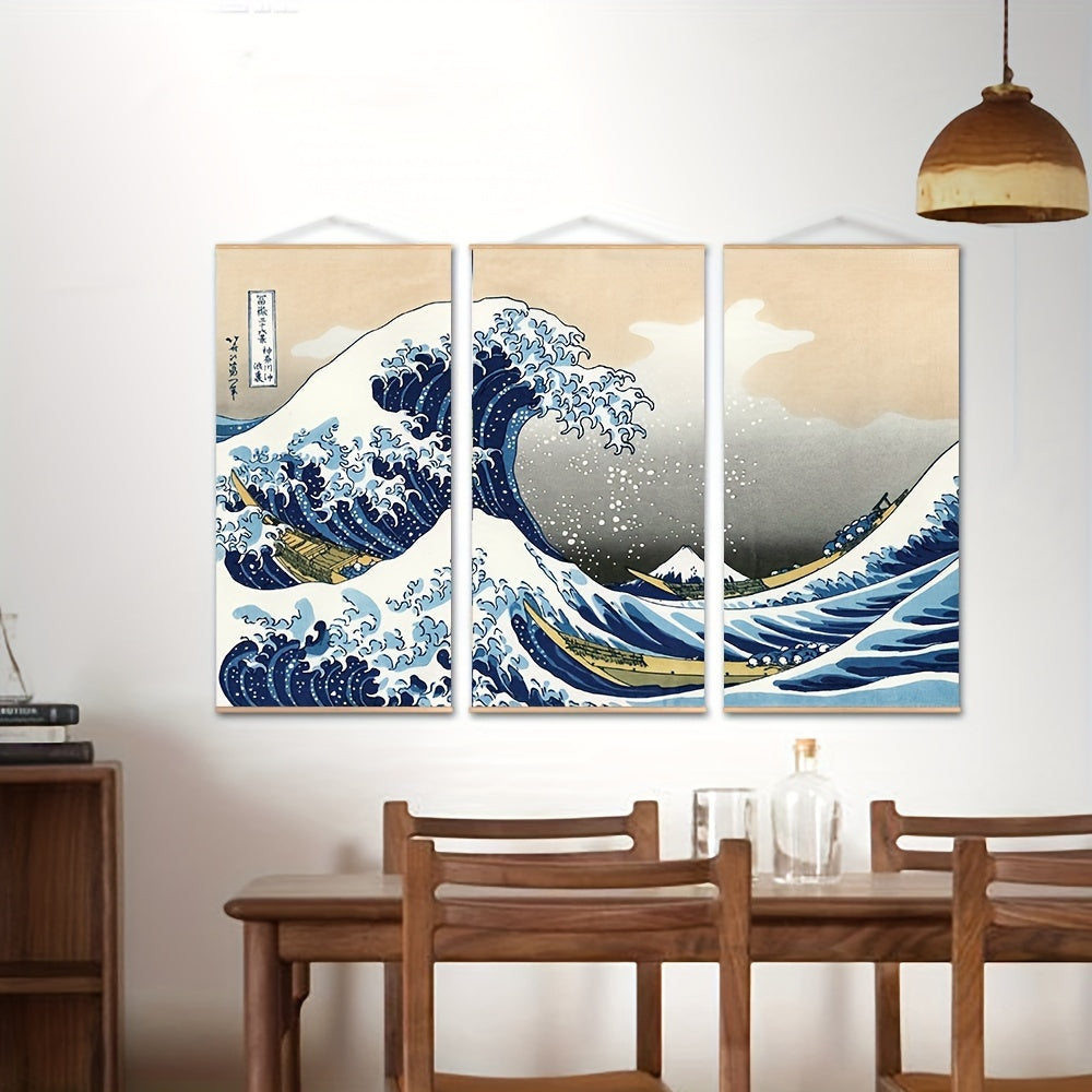 Linha Japanese Masterpiece — A Grande Onda em 3 Peças