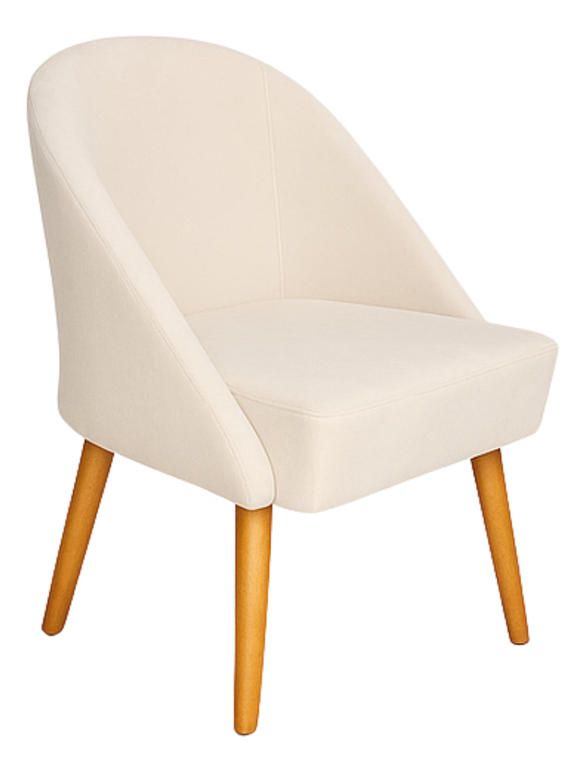 Linha Soft Beige — Kit 2 Banquetas Lua