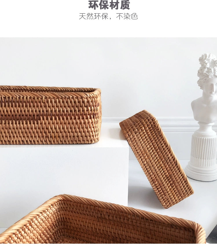 Linha Natural Craft — Cesta Artesanal em Vime e Rattan