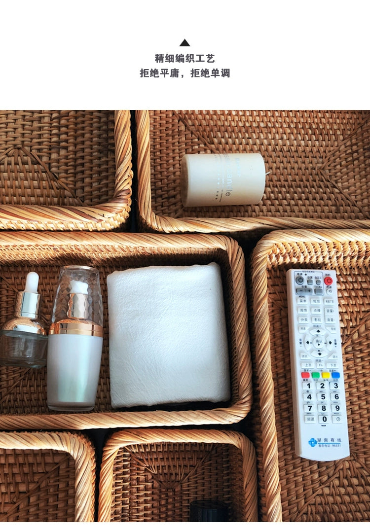 Linha Natural Craft — Cesta Artesanal em Vime e Rattan