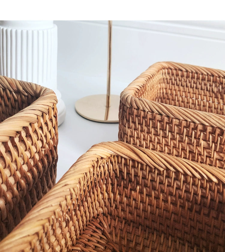 Linha Natural Craft — Cesta Artesanal em Vime e Rattan