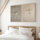 Linha Vintage Birds — Conjunto de 2 Telas Decorativas