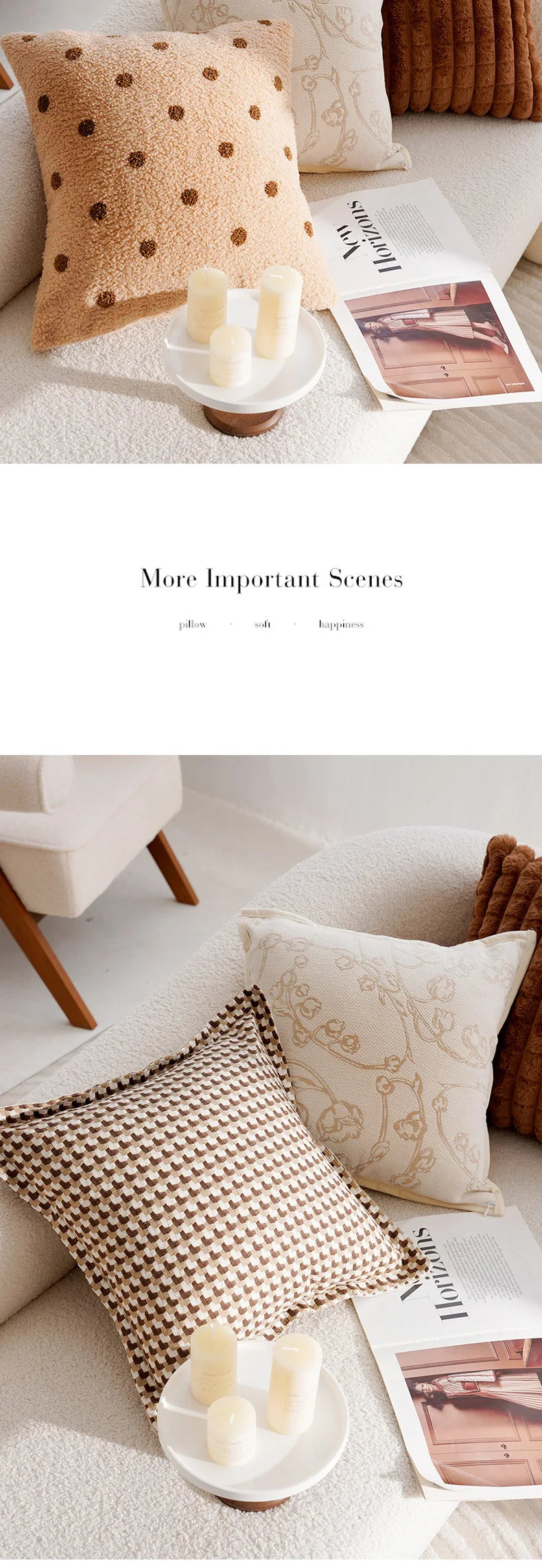 Linha Heritage — Capa de Almofada Estampa Francesa