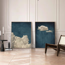Linha Abstract Cloud — Pôster em Tela para Sala