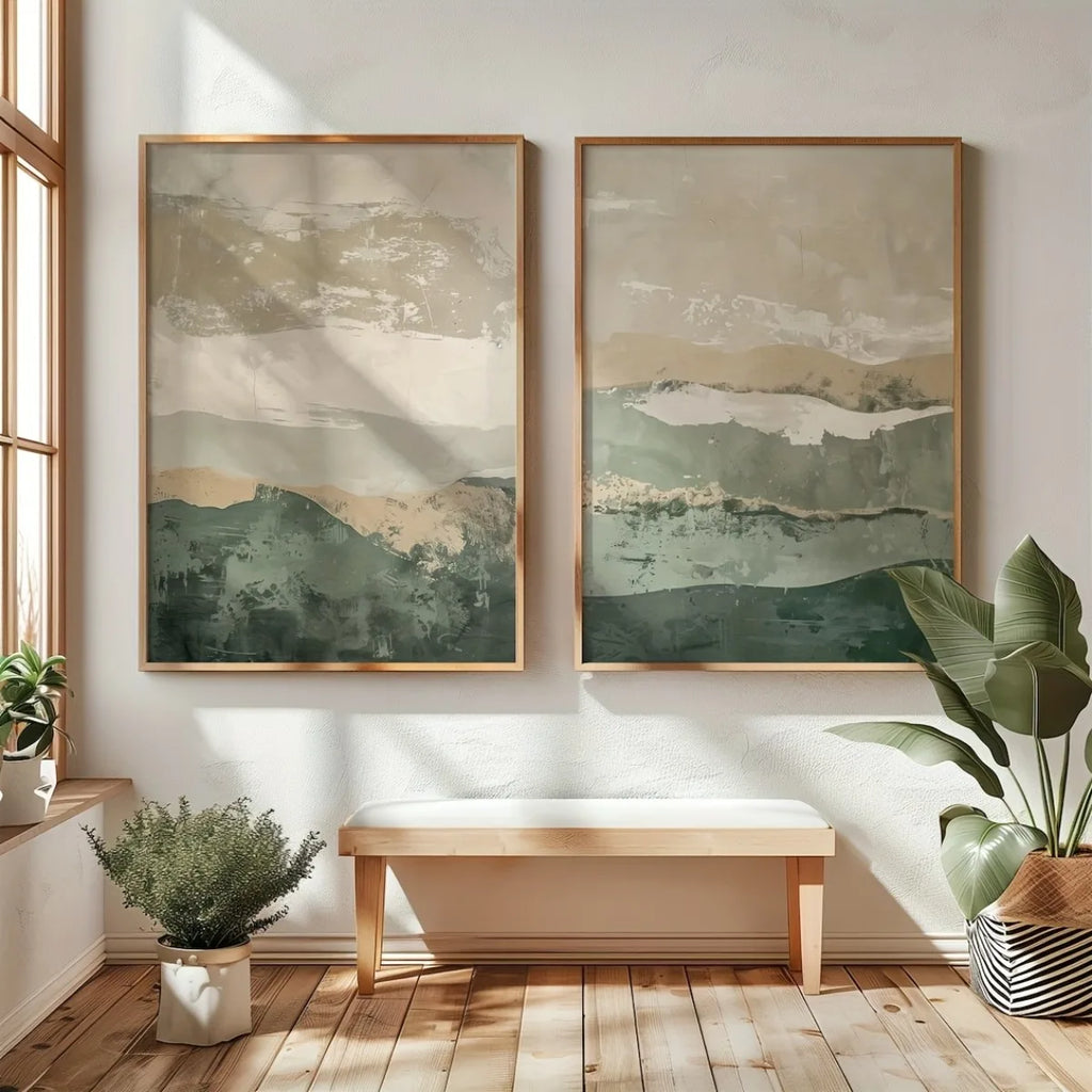 Linha Japanese Minimal — Pôsteres em Tela para Parede