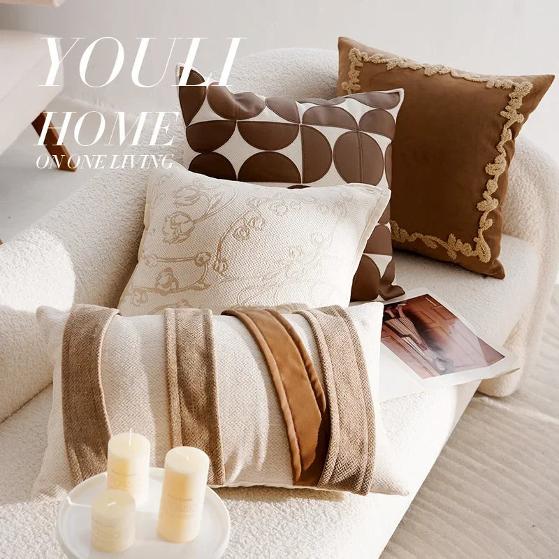 Linha Heritage — Capa de Almofada Estampa Francesa