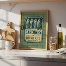 Linha Sardines Pop Art — Quadro Decorativo