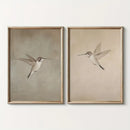 Linha Vintage Birds — Conjunto de 2 Telas Decorativas
