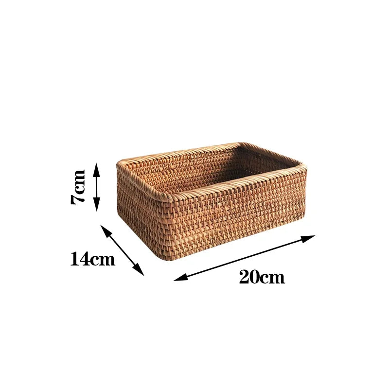 Linha Natural Craft — Cesta Artesanal em Vime e Rattan