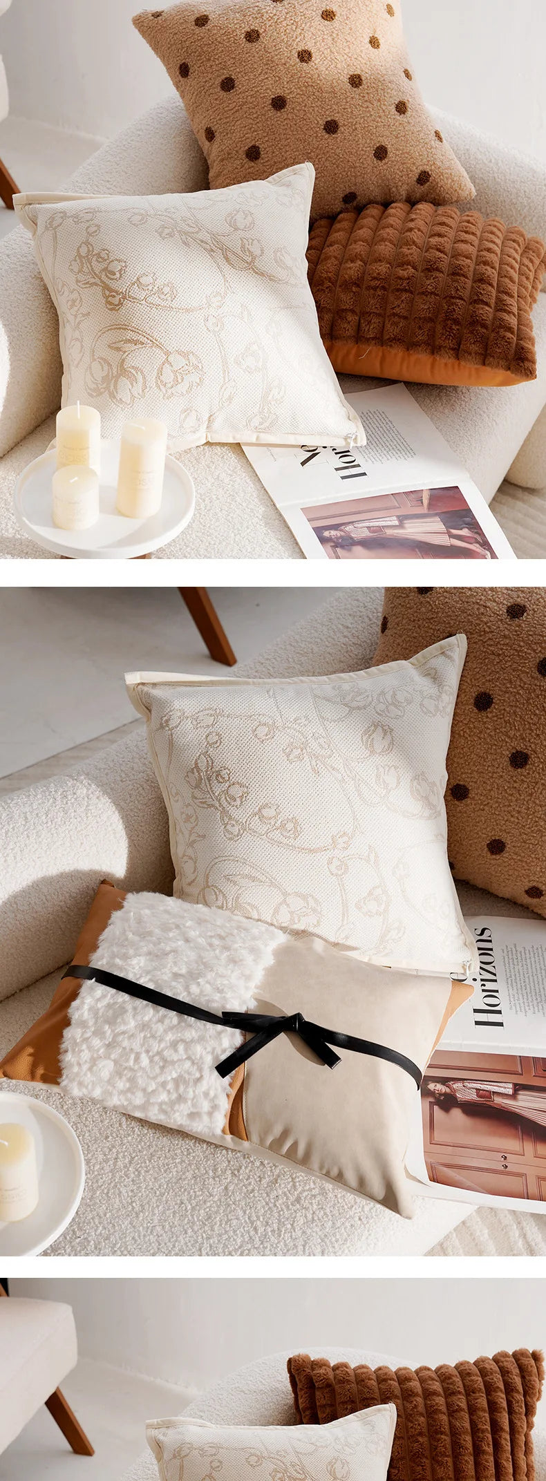 Linha Heritage — Capa de Almofada Estampa Francesa