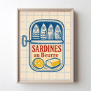 Linha Sardines Pop Art — Quadro Decorativo