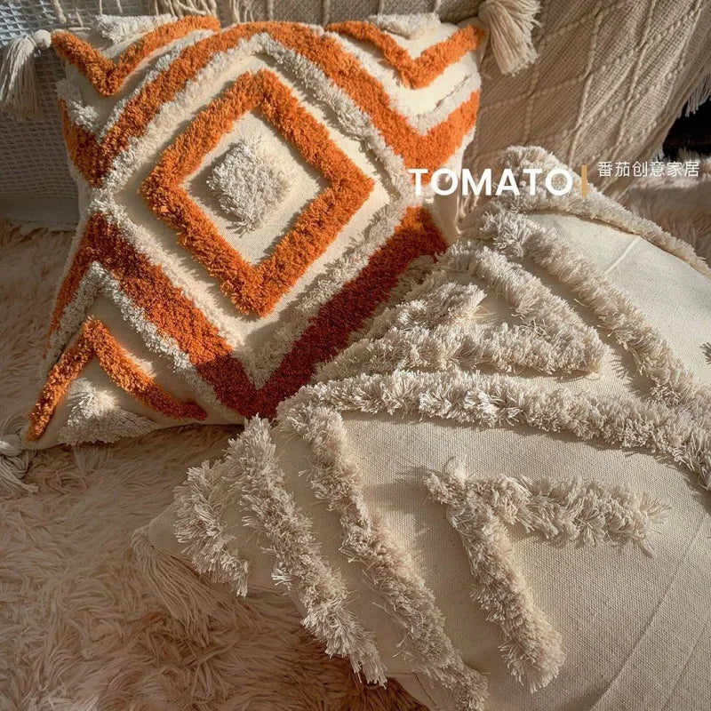 Linha Crafted Boho — Almofadas Decorativas Geométricas