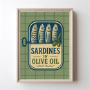 Linha Sardines Pop Art — Quadro Decorativo