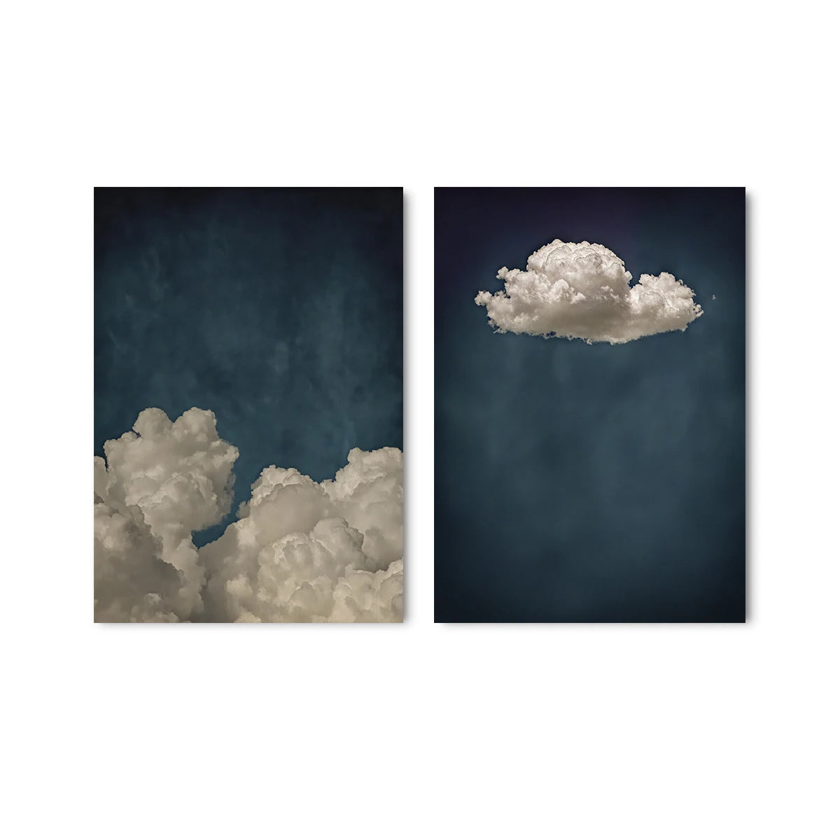 Linha Abstract Cloud — Pôster em Tela para Sala