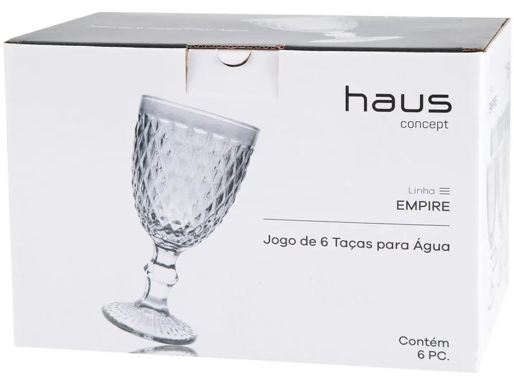 Linha Haus Classic — Taças de Vidro 330 ml