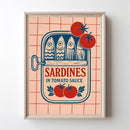 Linha Sardines Pop Art — Quadro Decorativo