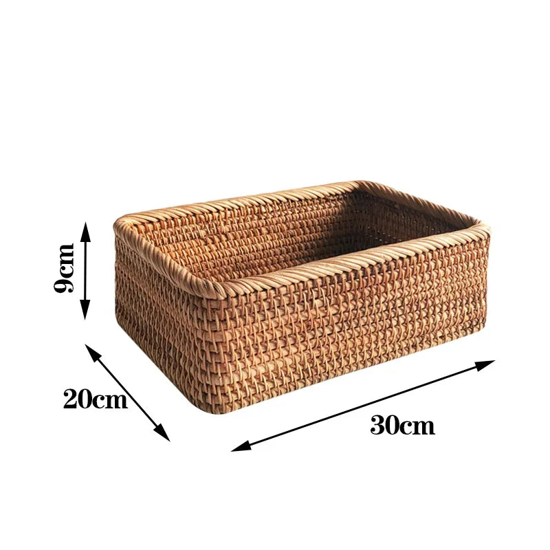 Linha Natural Craft — Cesta Artesanal em Vime e Rattan