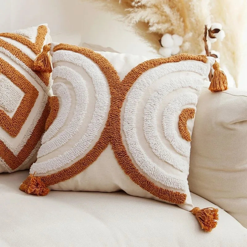 Linha Crafted Boho — Almofadas Decorativas Geométricas
