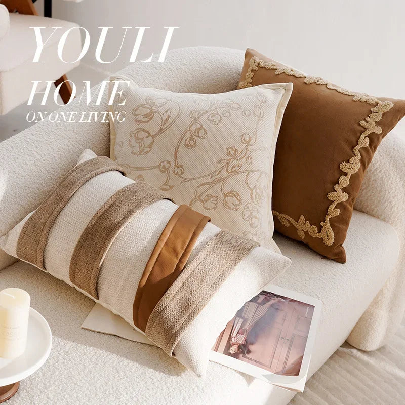 Linha Heritage — Capa de Almofada Estampa Francesa