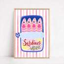 Linha Sardines Pop Art — Quadro Decorativo