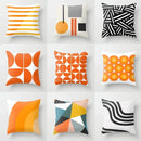 Coleção Modern Geometry — Capa de Almofada Laranja