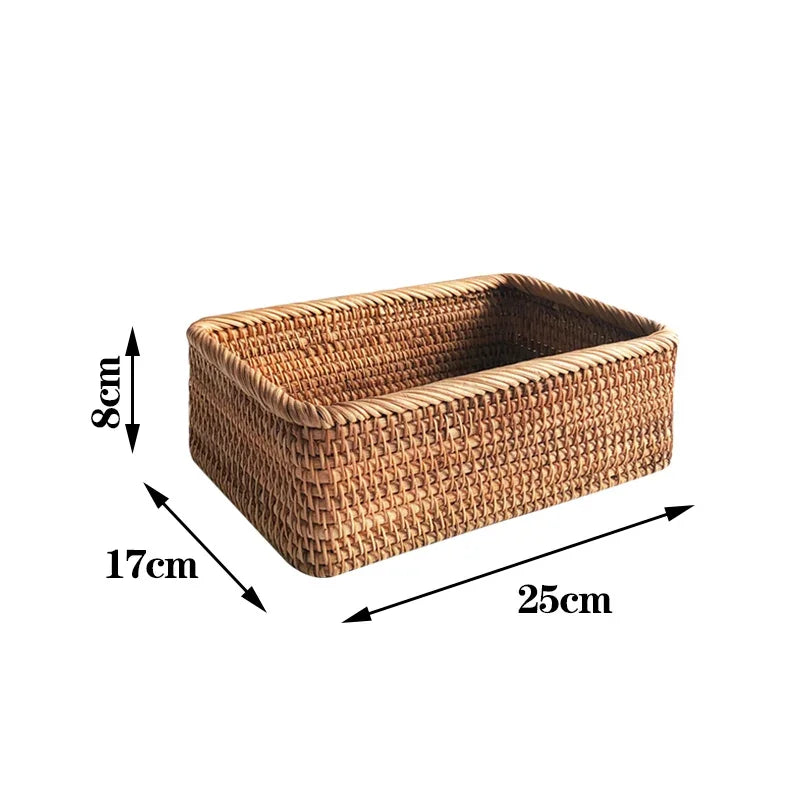 Linha Natural Craft — Cesta Artesanal em Vime e Rattan