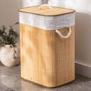 Coleção Bamboo Home — Cesto 60 cm com Tampa