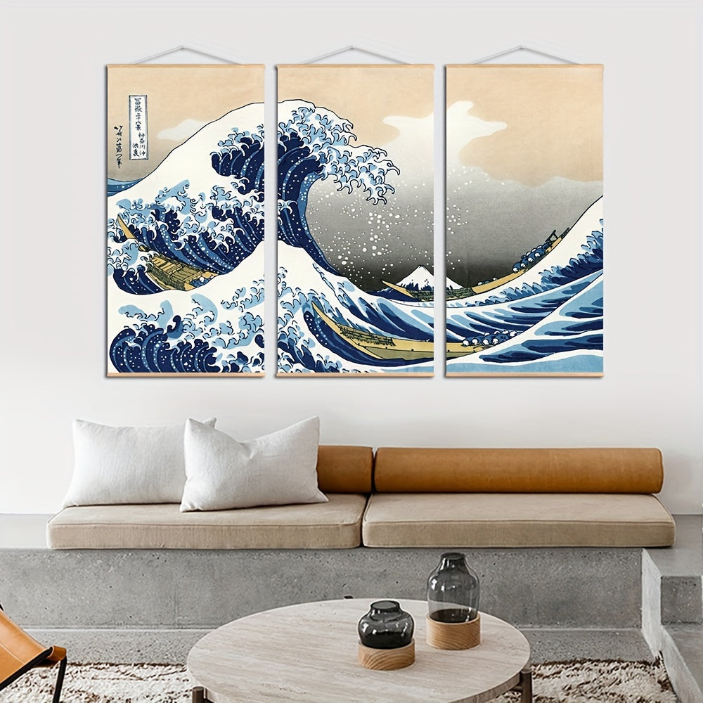 Linha Japanese Masterpiece — A Grande Onda em 3 Peças